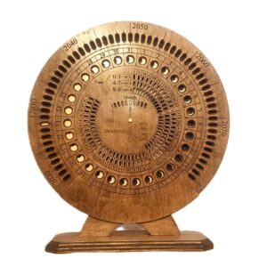 The Original "Moon Wheel" 60 Year Kinetic Lunar Phase Calendar