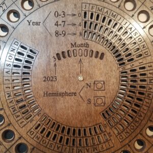 The Original "Moon Wheel" 60 Year Kinetic Lunar Phase Calendar