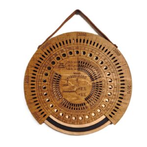 Moon Wheel Mini, 12 inch with leather strap