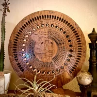 The Original "Moon Wheel" 60 Year Kinetic Lunar Phase Calendar