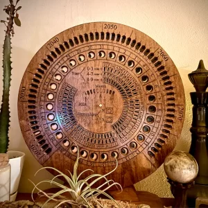 The Original "Moon Wheel" 60 Year Kinetic Lunar Phase Calendar
